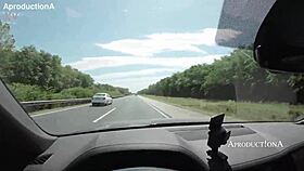 Two Latinas Enjoy Wild Fun in My New Car