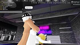 The big-ass furry girl displays her curves and features in vivid detail.