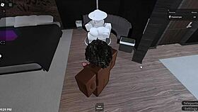 bbc relentlessly fucks prostitute in roblox hotel condo