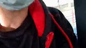 This Handsome Guy Feels Intense Pleasure While Masturbating on a French Train