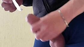 would you like to jerk this huge monster cock outdoors now