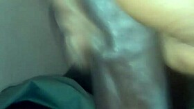 Big Black Monster Cock Cums With Intense Cumshot After Masturbation