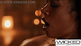 Hot Brunette Gets Passionately Fucked At Massage Parlor