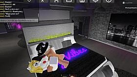 The big-ass furry girl displays her curves and features in vivid detail.