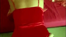 2250 Vert - French Amateur Red Satin Body Suit Satin Lingerie Pussy Fucking Dirty Talk