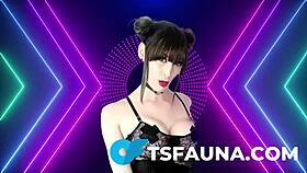 11-Inch BBC Penetrates Hot Shemales Ass Rough