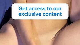 in the bedroom, he CUMS on her belly during passionate sex.