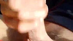 This Handsome Guy Feels Intense Pleasure While Masturbating on a French Train