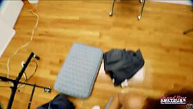 petite ginger luna parish sucks and rides hard cock for jizz