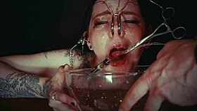 emo bondage girl gets tied and punished