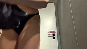 Intense pleasure in first outdoor squirting orgasm