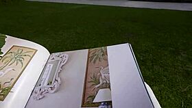 SLUTTY BRITISH BABE LOVES SUNBATHING NAKED AND SUCKING COCK! - LILY PHILLIPS