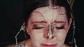 emo bondage girl gets tied and punished