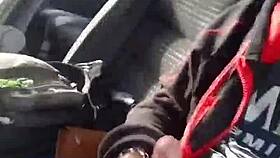 This Handsome Guy Feels Intense Pleasure While Masturbating on a French Train