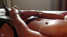 Woman In Lingerie Uses Dildo 737 To Masturbate And Reach Orgasm