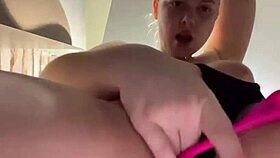 Intense pleasure in first outdoor squirting orgasm