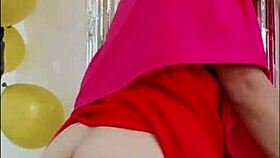 i feel so submissive under patriarchy, hiding my face while exposing my big tits