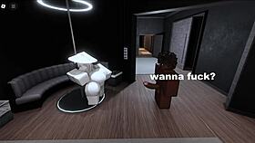 bbc relentlessly fucks prostitute in roblox hotel condo