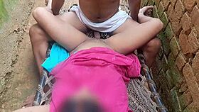 In an INDIAN village, a MARRIED sexy MAID goes about her DAY.