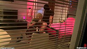 Masked Blond Banging Student