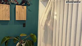 Fun night turns passionate with Brian and his date