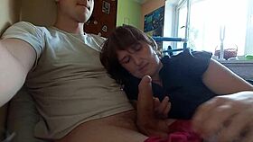 she bends over for doggystyle and anal creampie swallow