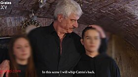 two cute teens submit to the master's kinky domination