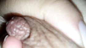 'Drink milk from my nipples,' the brunette says