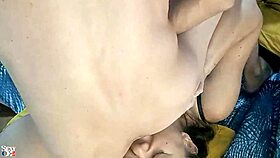 Bold French Amateur In Satin Lingerie Fucking