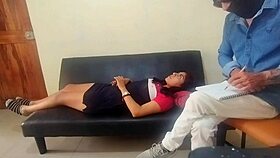 This will be our secret, he whispered, as the old man fucked the innocent young 18+ woman's tight pussy passionately, her swollen lips dripping wet.