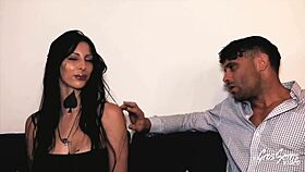 analeya dark brunette enjoys intense activities with sexy charm