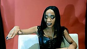 Goddess Eva Spanks Her Sissy Hard