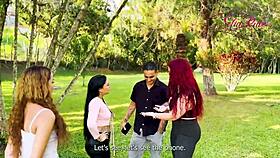 Ele flagra traição da namorada com melhor amiga mas eles se acertam num trio quente