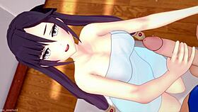 mona jerks off in genshin impact hentai