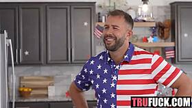 family swap goes x-rated will and jay get handjobs and more from swap daughters in a hot creampie bash