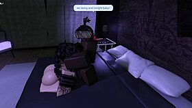 a roblox goth slut gets roughly fucked by a bbc bull and becomes a bbc whore