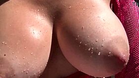 Italian big tits milf Artemisia Love shows juicy tits outdoor horny af