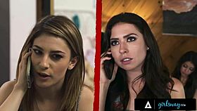 girls way hot teen veronica rodriguez and melissa moore squirt together