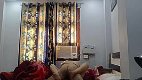 asian babe gets oiled and fucked backstage