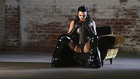 Belladonna in stockings has anal sex