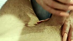 beautiful babe helps me cum in bed 😏