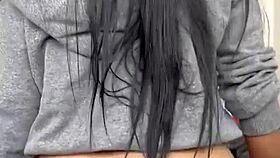 Hot Venezuelan tempts with monster cock sucking