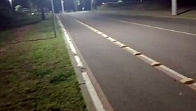 outdoor transsexual assfucking with cum on ass in car