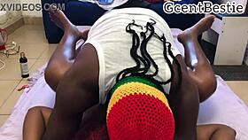 A Real Couple In Love Having Romantic Sex After A Great Day At Work