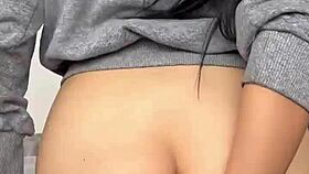 Hot Venezuelan tempts with monster cock sucking