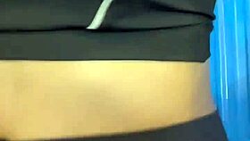 What A Hot Scene After Workout In Bathroom!