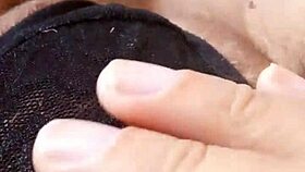 Gretala Flashing in Transparent Thong While Pregnant