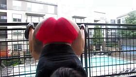 Ebony beauty performs seductive ass shaking striptease with ripped clothes