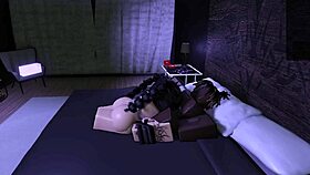 a roblox goth slut gets roughly fucked by a bbc bull and becomes a bbc whore