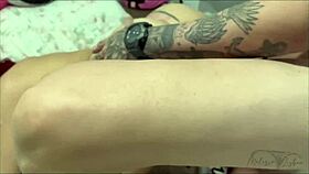 two horny guys waiting in bedroom for surprise fuck